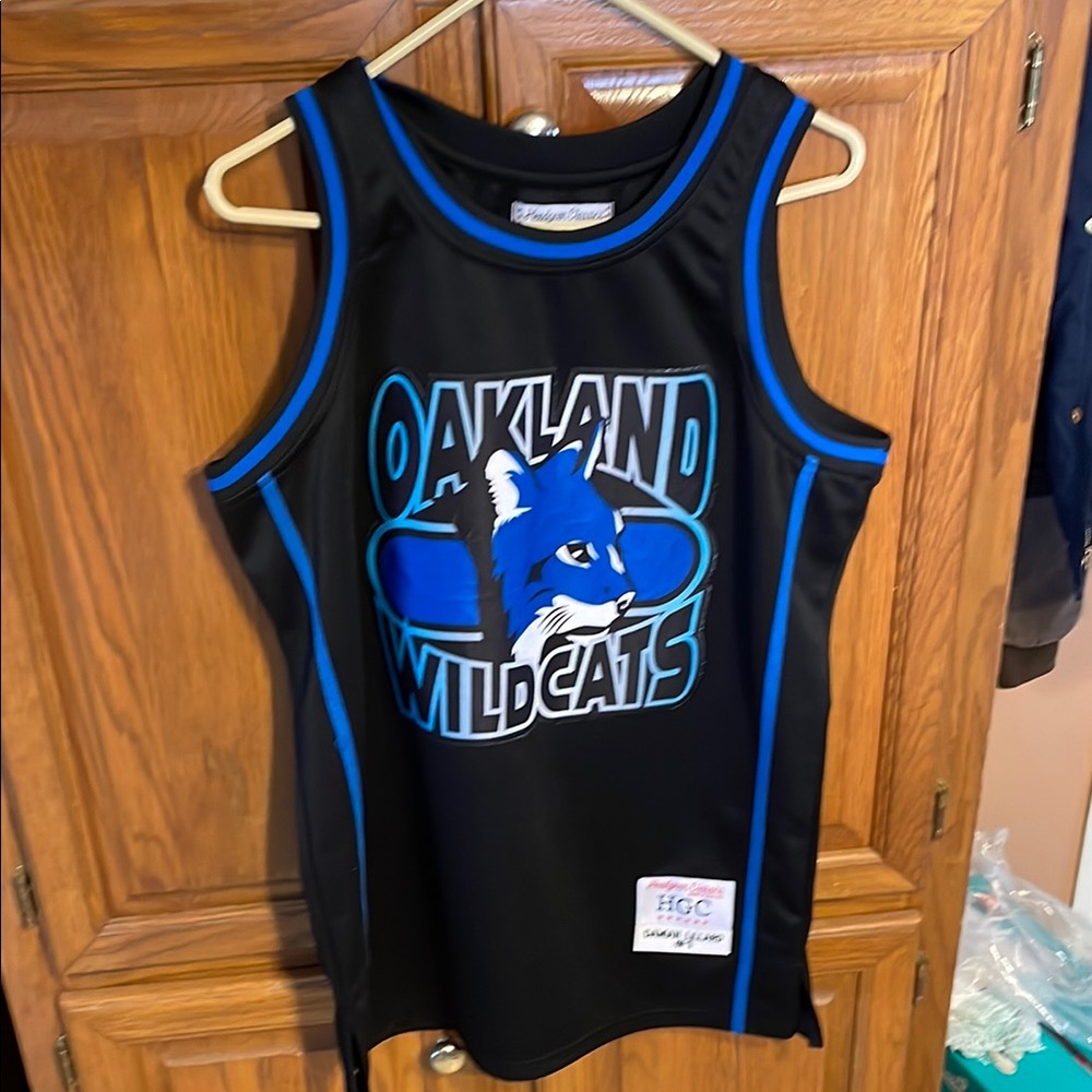 Oakland Wildcats Black and Blue Jersey lillard